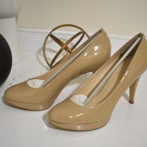 Enzo Angiolini Eadixy Natural PA Nude High Heel